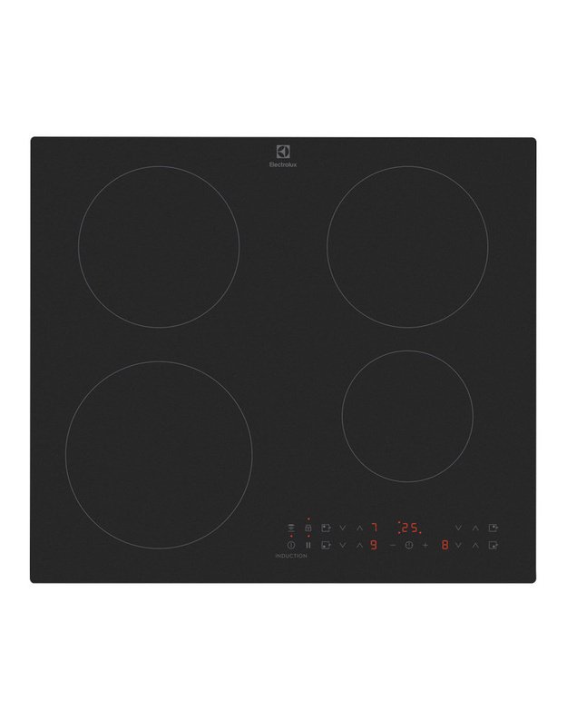 Electrolux EIT60433CL 500 serijos indukcinė kaitlentė, 60 cm, matinė juoda, Hob2Hood®