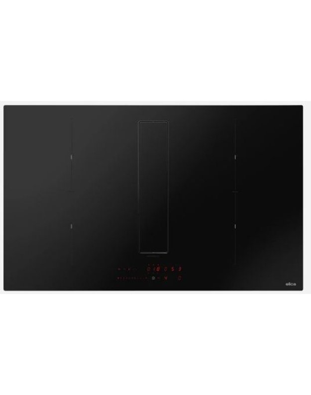 Elica NIKOLATESLA FIT XL SL RAW BR/A/83 indukcinė kaitlentė su integruotu gartraukiu, matinis juodas stiklas, 83 cm, PRF0210735