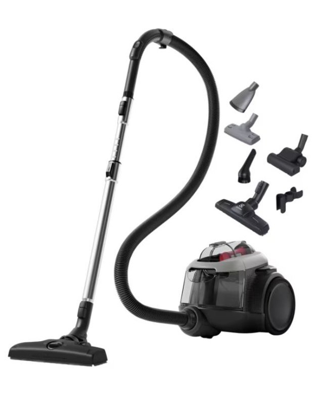 Electrolux EL61A4UG 600 serijos dulkių siurblys be maišelio, 700 W, 1,6 l, HEPA, 74 dB, Animal rinkinys