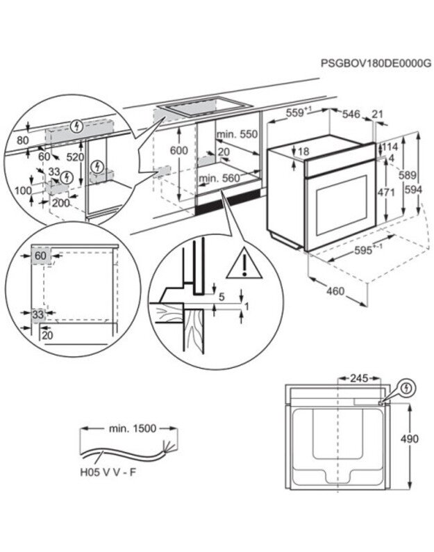 Orkaitė Electrolux EOE9P3ST