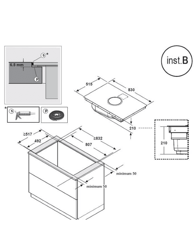 ELICA NIKOLATESLA SWITCH BL/F/83 Paviršius (PRF0146210)