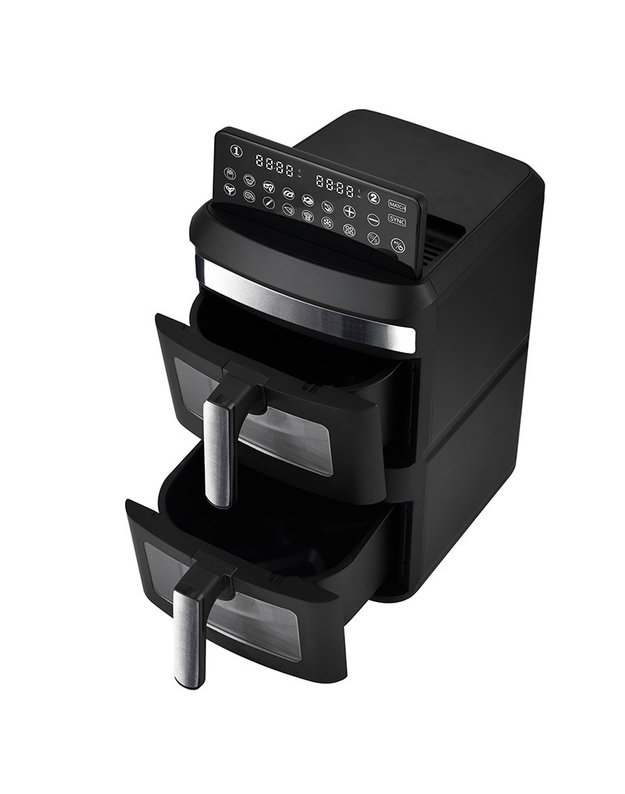 Karšto oro gruzdintuvė Zyle ZY013AF, dviejų aukštų, 2800 W, 13 l