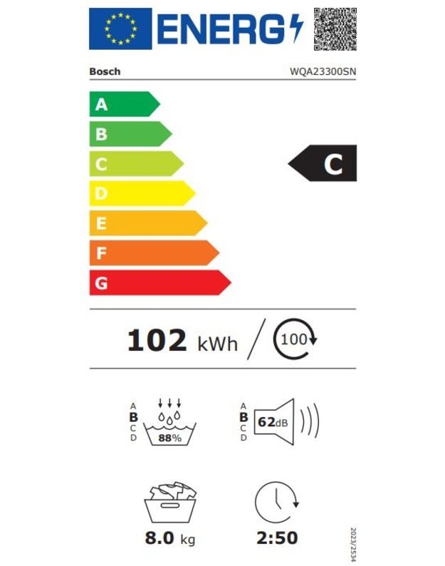 Džiovyklė Bosch WQA23300SN