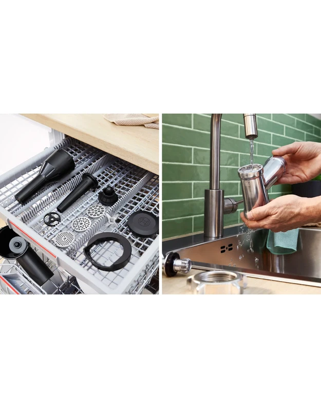 Mėsmalė Bosch MFWS640B Serie 6 MultiPower, juoda / sidabrinė