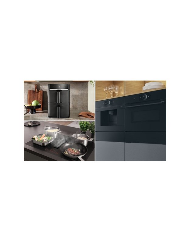 Bosch MAFD661B7 Serie 6 Double Stack karšto oro gruzdintuvė, 12 l, 2800 W, juoda