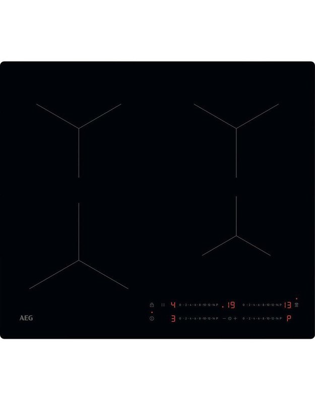 AEG TO64IA00IB 5000 Fast & Powerful indukcinė kaitlentė, 60 cm, Hob2Hood®, PowerBoost, juoda