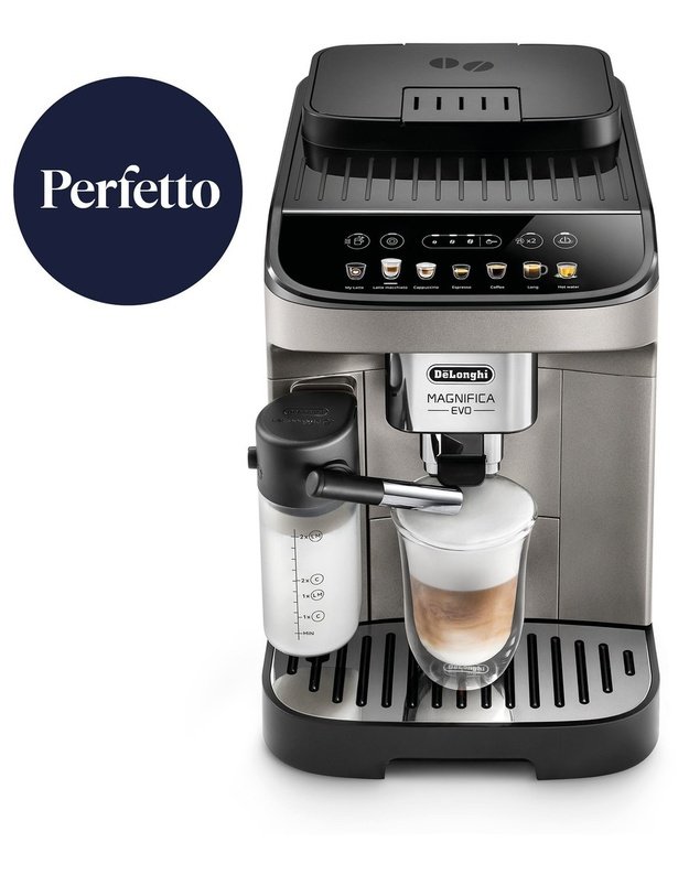 De’Longhi ECAM290.81.TB Magnifica Evo automatinis kavos aparatas, LatteCrema Hot, 7 gėrimai, 15 bar, titano spalvos