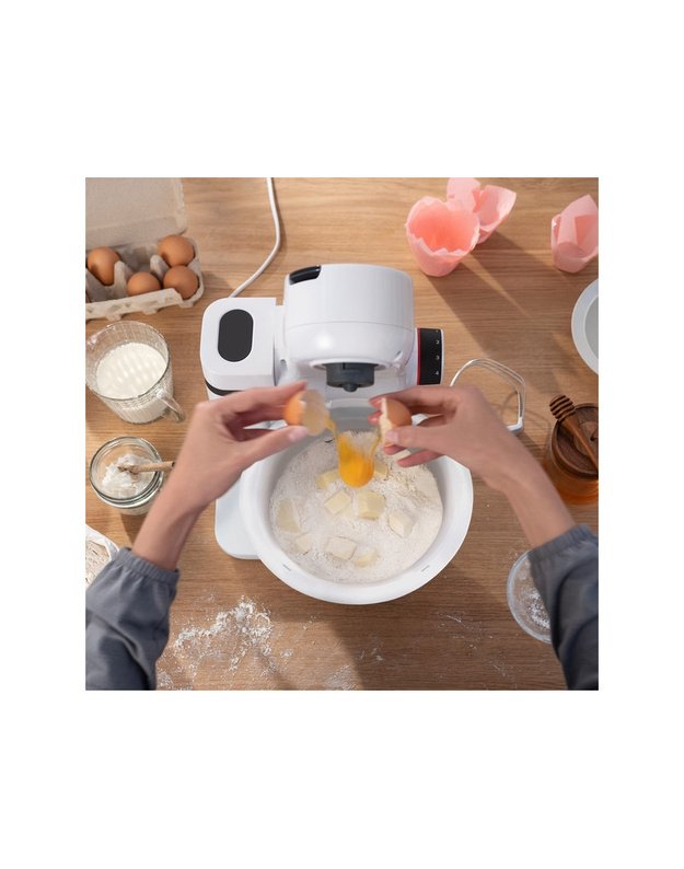 Bosch MUMS2AW00 Serie 2 virtuvinis kombainas, 700 W, 3,8 l, 4 greičiai, 3D PlanetaryMixing, baltas