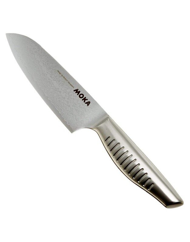 Damasko Santoku peilis Suncraft SN59201, ilgis 28 cm