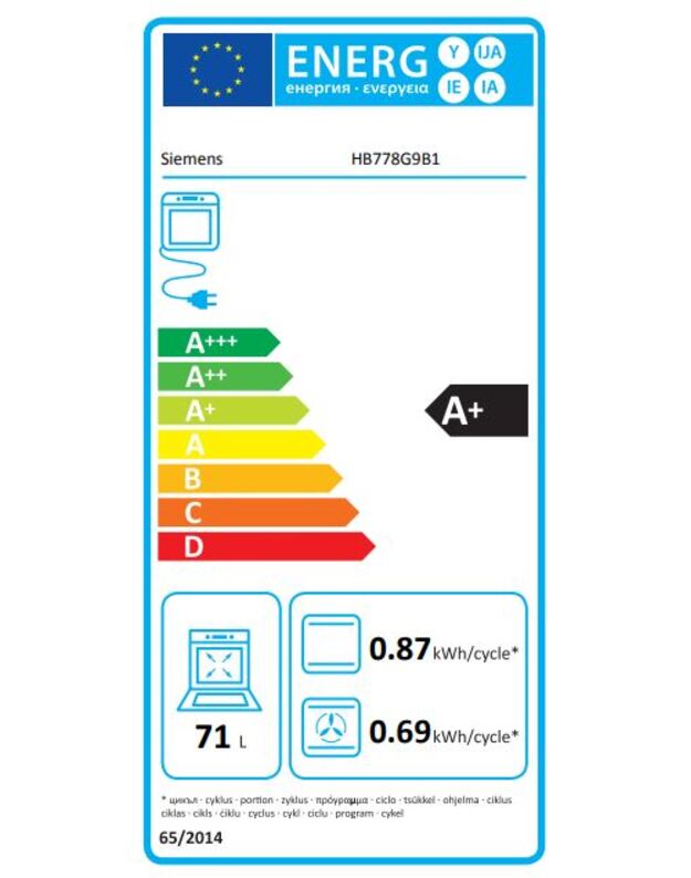 Orkaitė Siemens HB778G9B1 6