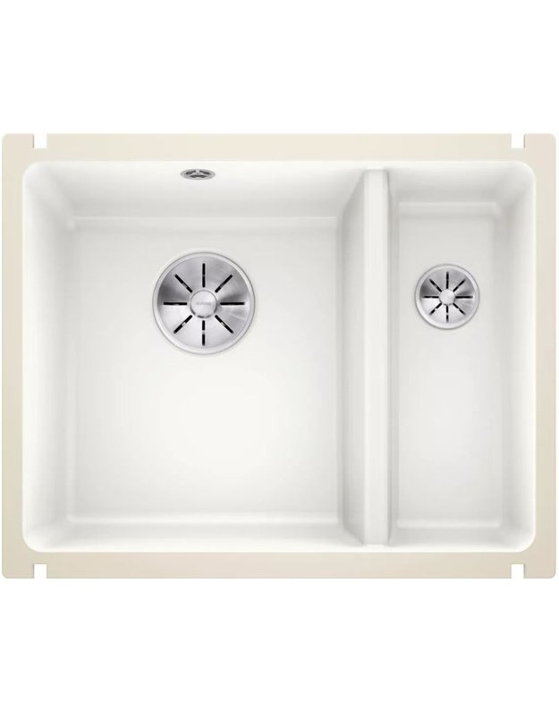 Keraminė plautuvė BLANCO SUBLINE 350/150-U, balta, 523741