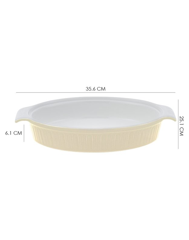 Porcelianinis kepimo indas Zyle ZY1830CDC