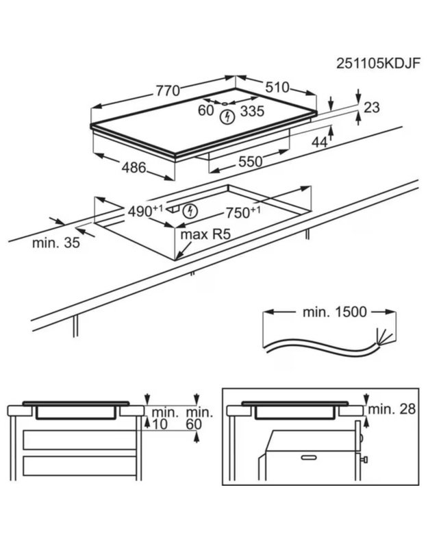 Kaitlentė AEG OIO84A00IT