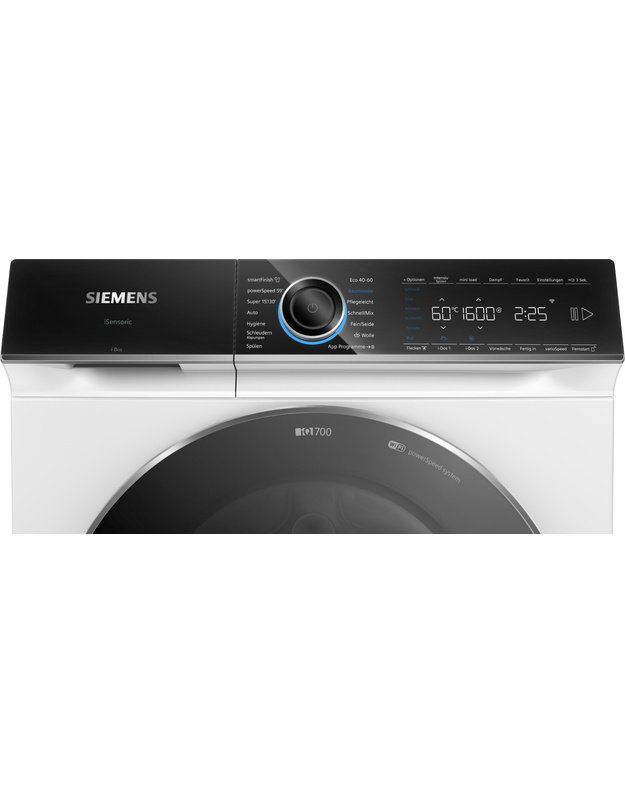 Siemens iQ700 WG56B2A42 skalbyklė, 10 kg, 1600 aps./min., i-Dos, smartFinish, Home Connect