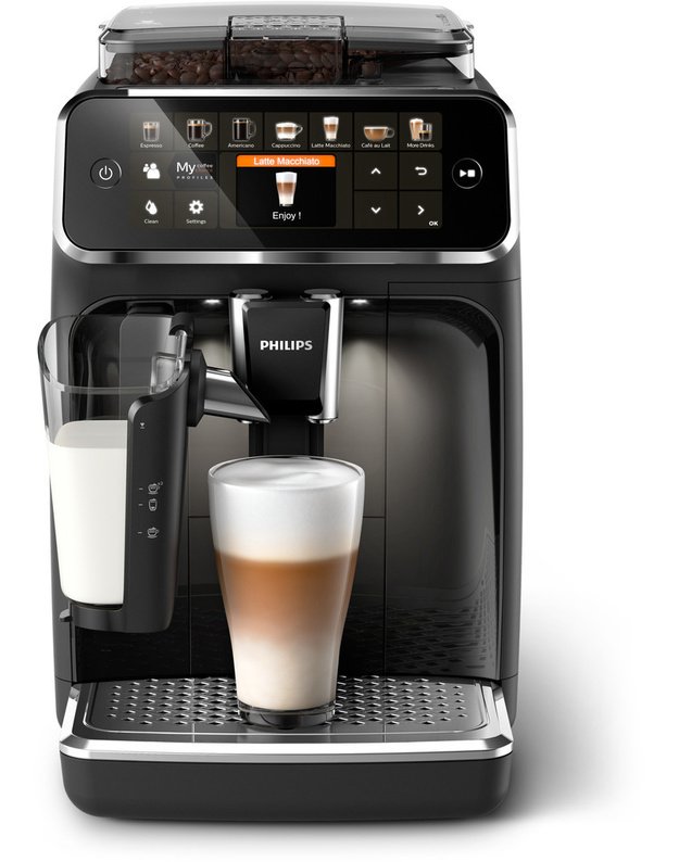 Philips EP5441/50 5400 Series automatinis kavos aparatas, 12 gėrimų, LatteGo, TFT ekranas, 15 bar, 4 naudotojų profiliai