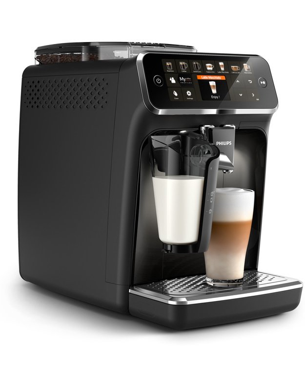 Philips EP5441/50 5400 Series automatinis kavos aparatas, 12 gėrimų, LatteGo, TFT ekranas, 15 bar, 4 naudotojų profiliai