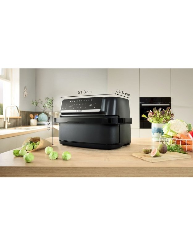 Bosch MAFD490B7 Serie 4 karšto oro gruzdintuvė, 10 l / 2 × 5 l, 2500 W, MyFry, 40–230 °C