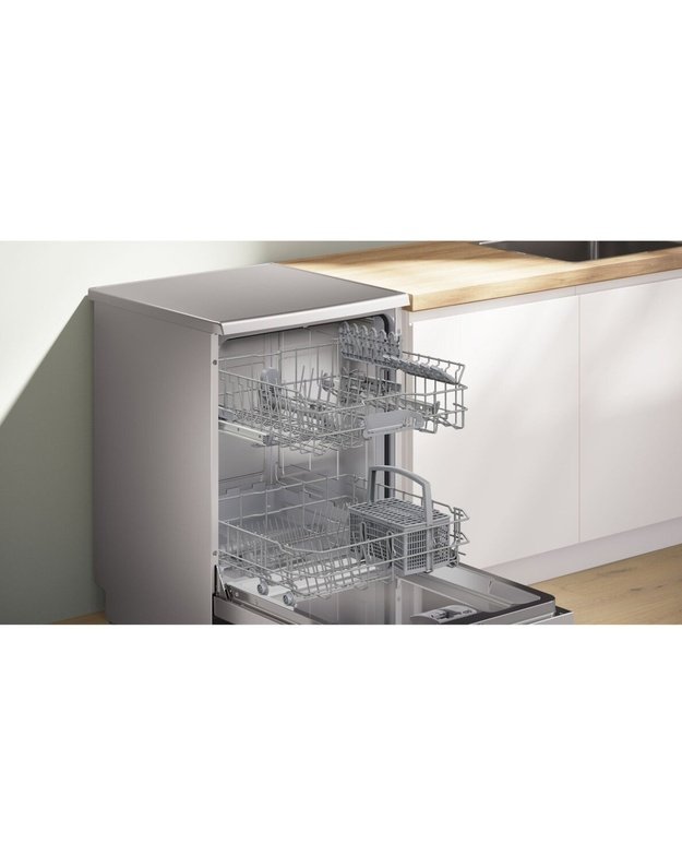 Bosch SMS2ITI66E Serie 2 laisvai pastatoma indaplovė, 12 komplektų, ExtraDry, Home Connect, Rackmatic, D klasė