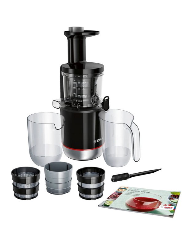 Bosch MESM731M VitaExtract lėtaeigė sulčiaspaudė, 150 W, 55 aps./min., MixControl, 3 filtrai