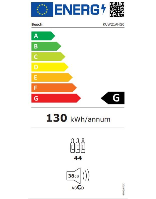 Šaldytuvas vynui Bosch KUW21AHG0 4