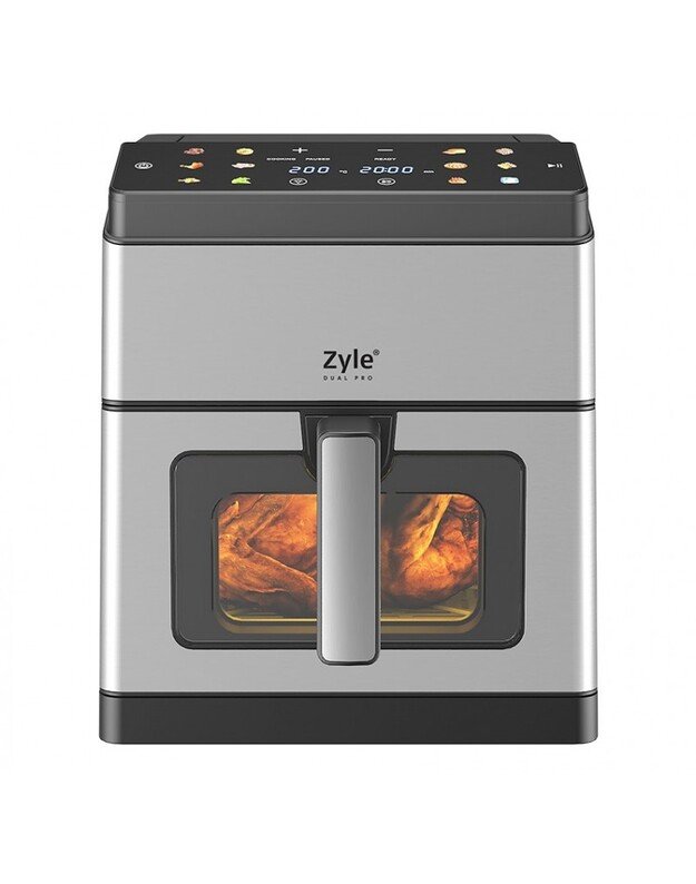 Karšto oro gruzdintuvė Zyle ZYDUALPROW, su dvigubu kaitinimo elementu 1