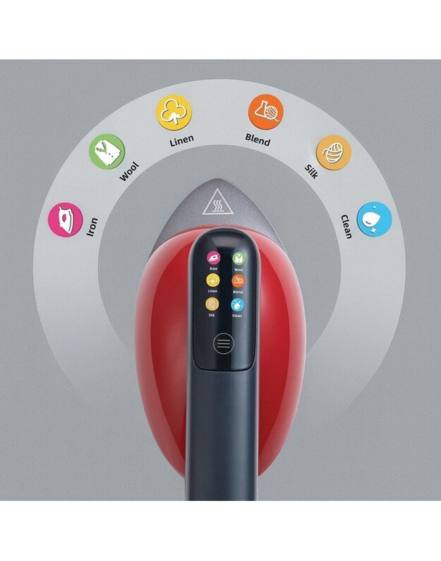 Prietaisas lyginantis karštais garais Zyle Garment Steamer plus Iron 2 in 1, ZY904GSR, raudonas 3