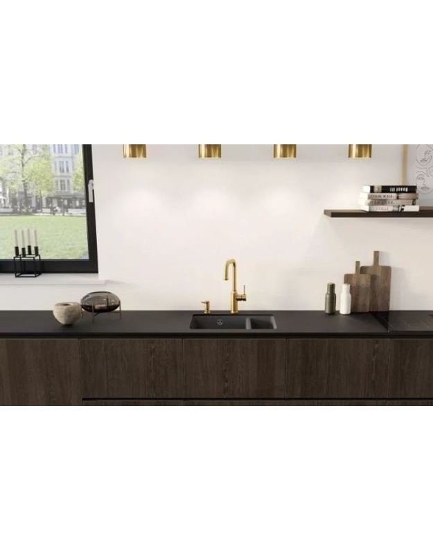 Keraminė plautuvė BLANCO SUBLINE 350/150-U, juoda, 523747