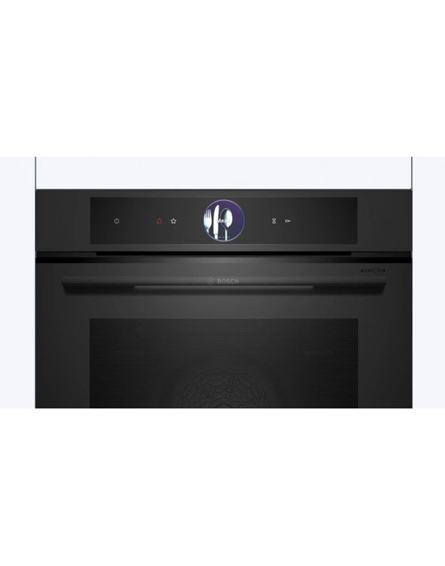 Bosch Serie 8 HBG976MM1 įmontuojama orkaitė, 71 l, Air Fry, PerfectRoast Plus, pirolizė, matinė juoda