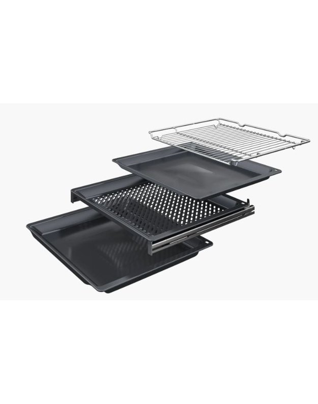 Bosch Serie 8 HBG976MM1 įmontuojama orkaitė, 71 l, Air Fry, PerfectRoast Plus, pirolizė, matinė juoda