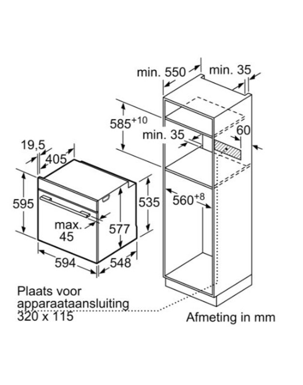 Bosch Serie 8 HBG976MM1 įmontuojama orkaitė, 71 l, Air Fry, PerfectRoast Plus, pirolizė, matinė juoda