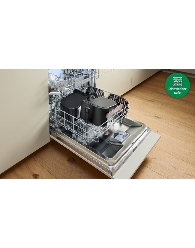 Bosch MAFD440B1 Serie 4 karšto oro gruzdintuvė, 2 × 4,5 l, 2500 W, 40–230 °C, MyFry, Grill-Set