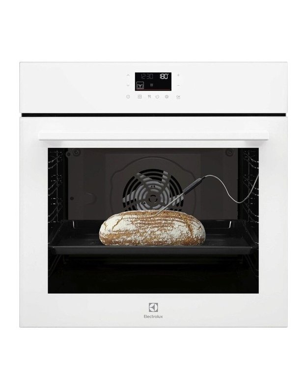 Electrolux LOD7C37V 500 SurroundCook įmontuojama orkaitė, 72 l, SteamBake, maisto termometras, AirFry, balta, A+