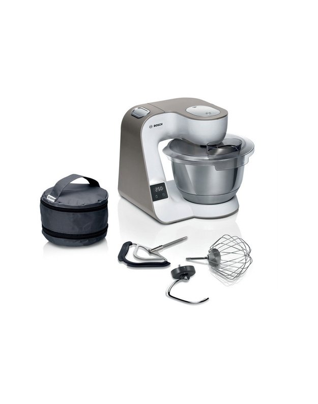 Bosch MUM5XW00 Serie 4 virtuvinis kombainas su svarstyklėmis, 1000 W, 3,9 l, 7 greičiai, baltas