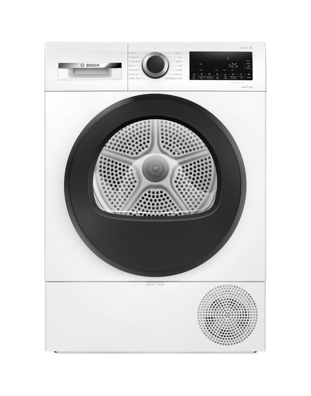 Bosch WQA24311SN Serie 4 džiovyklė su šilumos siurbliu, 9 kg, AutoDry, Allergy Plus, EasyClean, C klasė