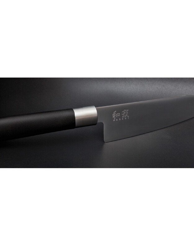 Japoniško plieno peilis KAI Wasabi black DM6720C peilis, 20 cm ašmenys 1