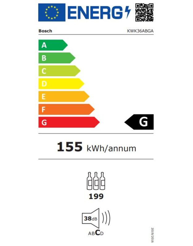 Vyno šaldytuvas Bosch KWK36ABGA 1