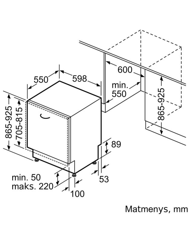 Indaplovė Bosch SBT4ECX33E 3