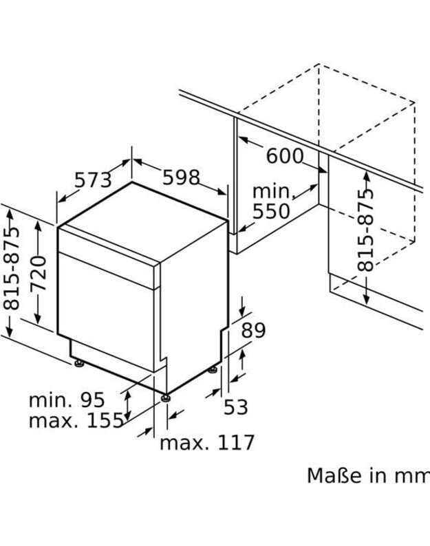 Indaplovė Siemens SN15EC06CS 2