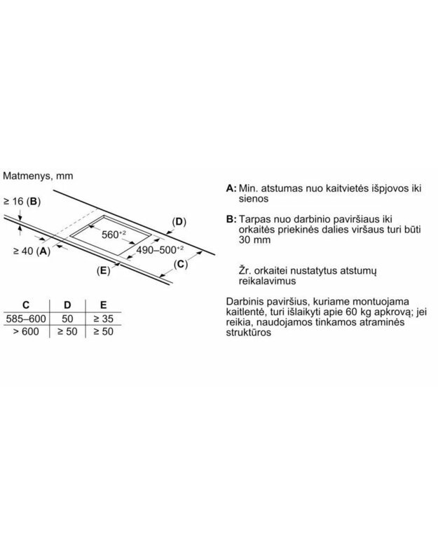 Kailtentė Bosch PIX61RHC1E 3