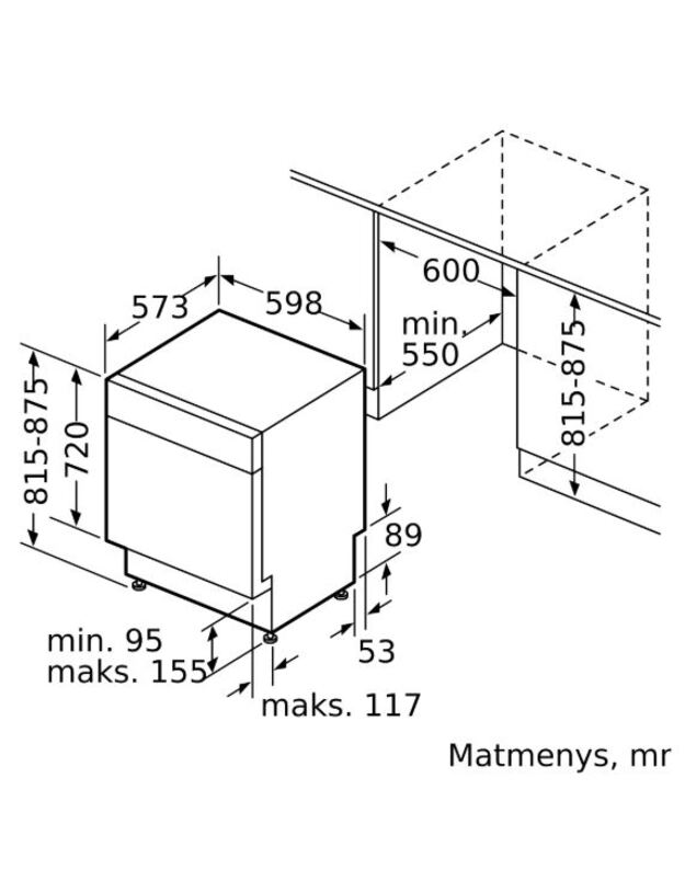Indaplovė Bosch SMU2HTS08E 3