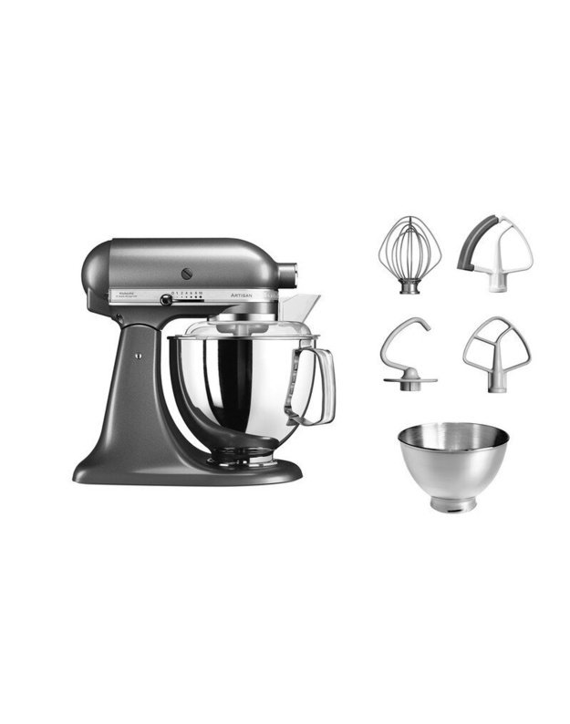Plakiklis su dubeniu Kitchenaid 5KSM175PSEMS, sidabro sp.