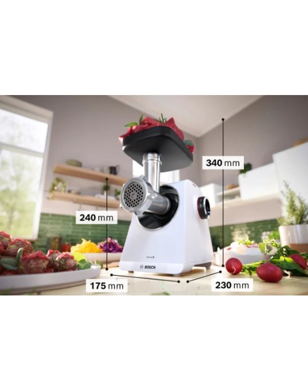 Elektrinė mėsmalė Bosch MFWS607W