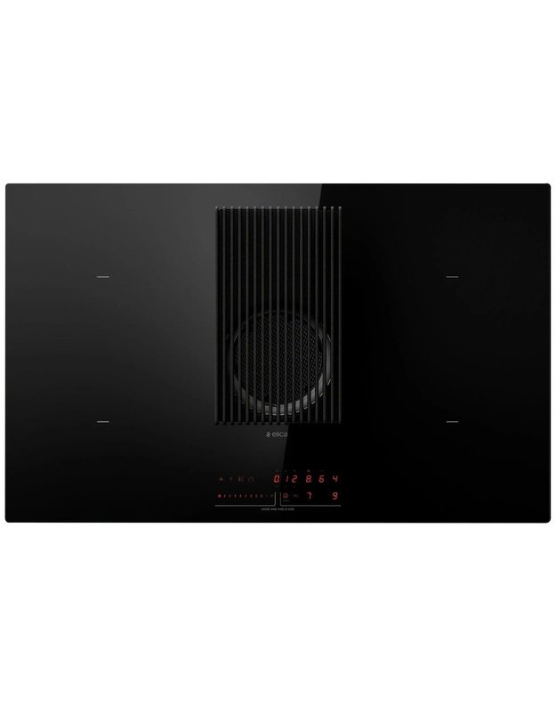 Elica NikolaTesla Prime S SL BL/A/83 PRF0210728 indukcinė kaitlentė su integruotu garų surinkėju, 83 cm, iki 640 m³/h
