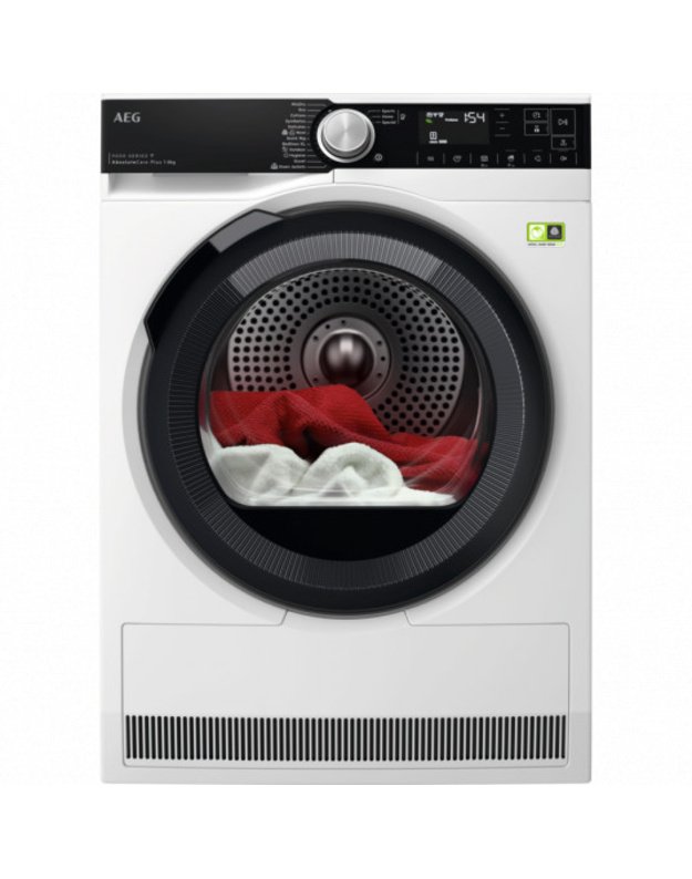 AEG TR9586CE 9000 AbsoluteCare® Plus džiovyklė su šilumos siurbliu, 8 kg, B klasė, 3DScan, Wi-Fi
