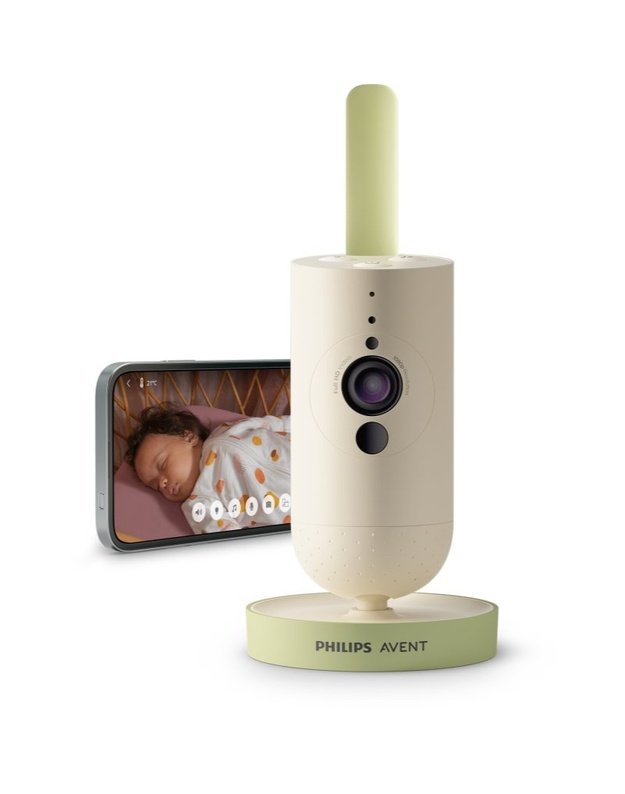 Philips Avent SCD643/26 Connected kūdikio stebėjimo kamera, Full HD 1080p, naktinis matymas, Baby Monitor+, dvikryptis ryšys