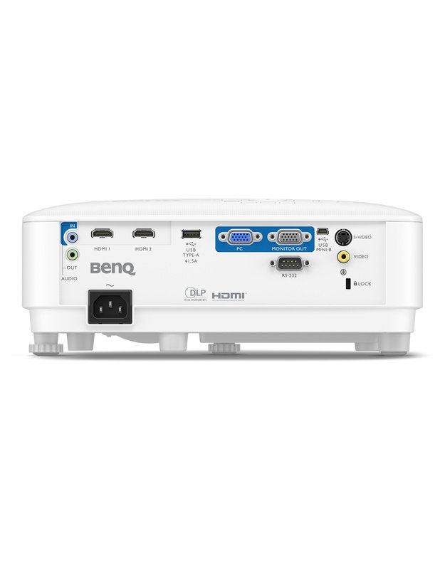 BenQ MW560 verslo projektorius, WXGA, 4000 ANSI lm, 20 000:1, SmartEco™, 2 × HDMI, 10 W, 9H.JNF77.1JE