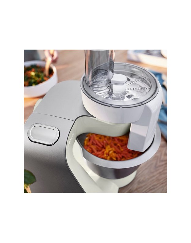 Bosch MUM58L20 Serie 4 virtuvinis kombainas, 1000 W, 3,9 l, pjaustyklė, 1,25 l maišytuvas, grafito / sidabro