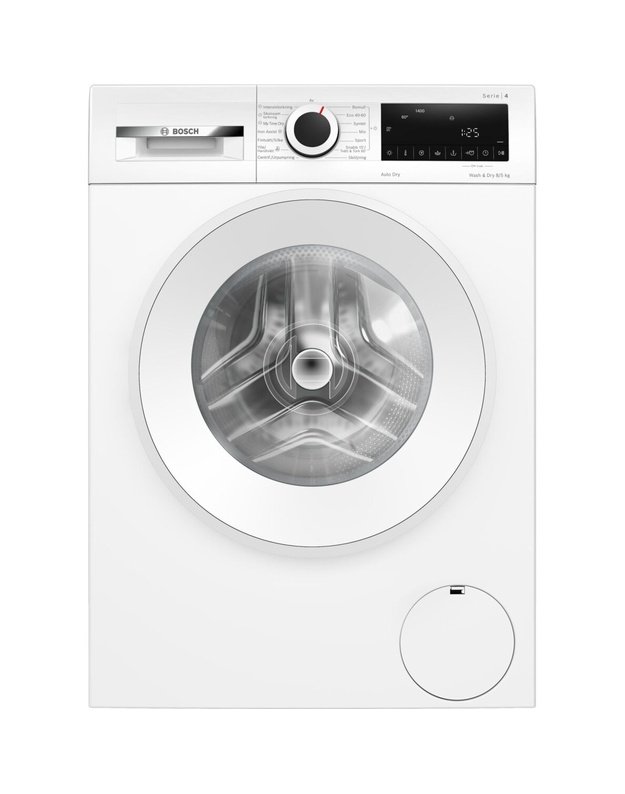 Bosch WNA13401SN Serie 4 skalbyklė-džiovyklė, 8/5 kg, 1400 aps./min., AutoDry, Iron Assist, A/D klasė