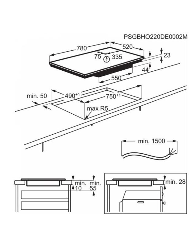 Kaitlentė Electrolux EIV83443CT