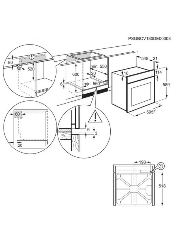 Orkaitė AEG TU5PB431SB